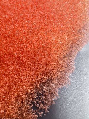 کیفیت  Orange Plastic Blasting Media 0.5mm  Round Polyamide Polishing Sands کارخانه