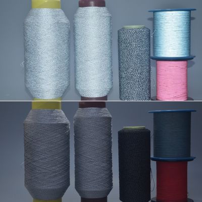 0.3MM رنگ خاکستری طبیعی نوار بازتاب دهنده نور بالا رشته بازتاب دهنده رشته بازتاب دهنده نخ