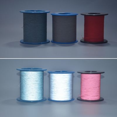 0.3MM رنگ خاکستری طبیعی نوار بازتاب دهنده نور بالا رشته بازتاب دهنده رشته بازتاب دهنده نخ