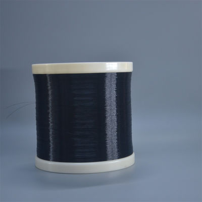 50D رنگ سیاه پنبه ی پوشک شده از پلی استر