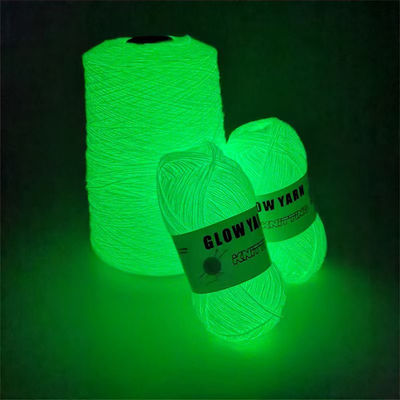 150D 2mm Glow Dark Yarn Green Glow In The Dark Knitting Wool (دست انداز دو میلیمتر) درخشش سبز درخشش درخشش درخشش درخشش درخشش درخشش درخشش درخشش درخشش