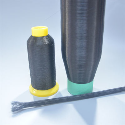OEM 0.25mm فیلامنت پلی استر سیاه نخ PET دستکش تراخت
