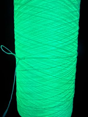 سبز گلو نخ برای crocheting 8 ساعت زمان درخشان پوست امن