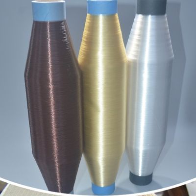 220D 0.15mm پلی استر طراحي نخ قهوه ای رنگ تک رشته