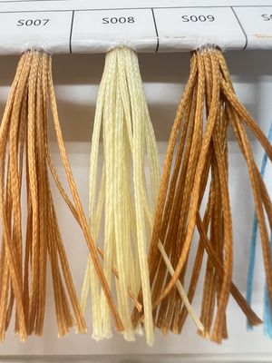 پارچه پوشانده شده از پی وی سی استرلینگ مواد پوشانده شده سفارشی شده رشته موم شده