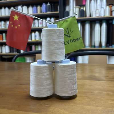 100% PVA Water Soluble Thread with 2F Yarn Count and 4000 Meter Length for Eco-Friendly Sewing and Embroidery