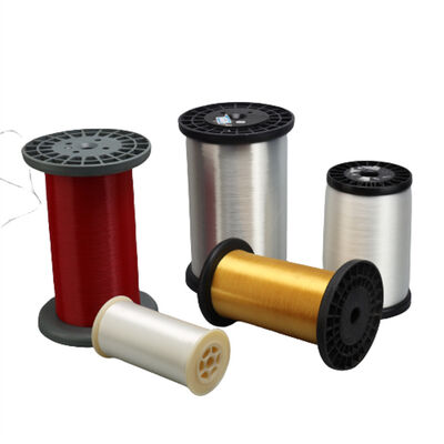 نخ تک رشته ای پلی اتیلن ترفتالات چین پلی استر روشن 100٪ پلی استر کارخانه الیاف تک رشته ای ساخته شده 0.11 میلی متر گلدوزی تک رشته ای