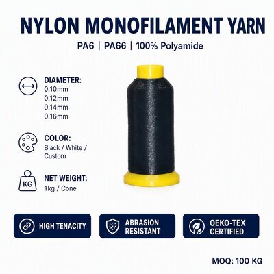 0.15MM 0.18MM 0.20MM 100G 200G 400G 1000G نایلون پلی آمید MONO یارن کارخانه فروش مستقیم